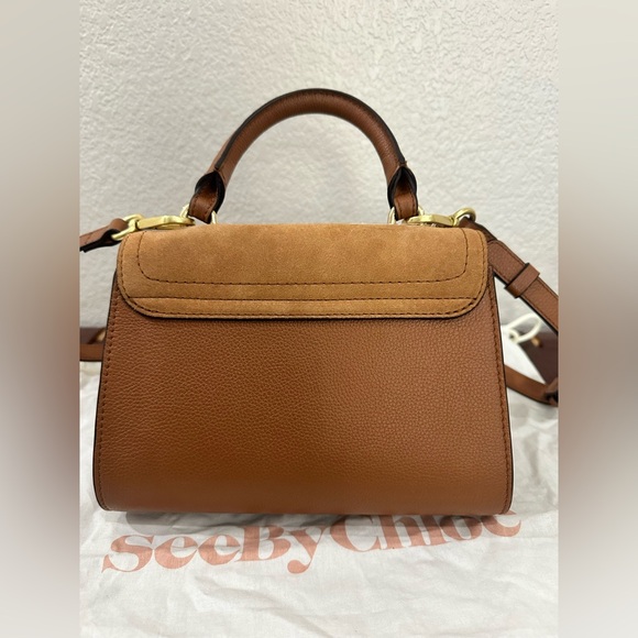 🆕 SEE BY CHLOE LADYLIKE JOAN in CARAMELLO - Picture 5 of 14